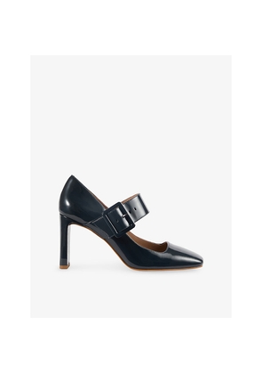 Womens LK Bennett Phoebe Large Buckle Leather Heels