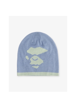Mens A Bathing Ape Mad Face Knit Beanie Hat