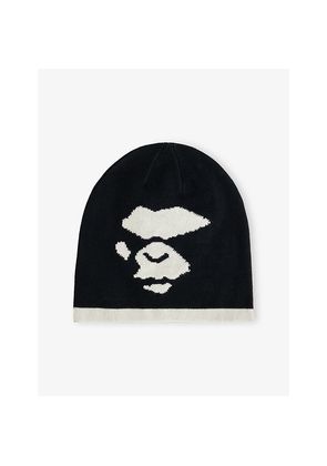 Mens A Bathing Ape Mad Face Knitted Beanie Hat