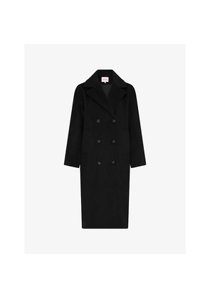Womens Omnes Tina Double-Breasted Woven Coat