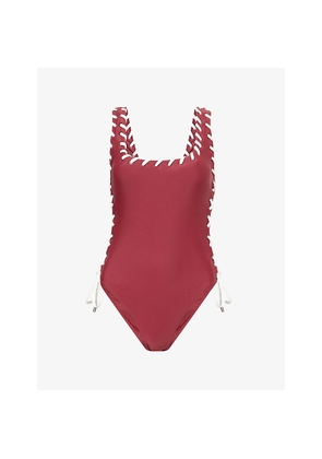 Womens Simkhai Dayton One Piece Swimsuit
