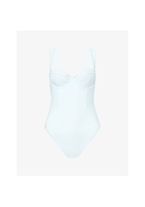 Womens Simkhai Kyle Bustier One Piece Swimsuit