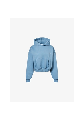 Womens Sisters & Seekers Regular-Fit Wide-Leg Cotton-Blend Jogging Bottoms