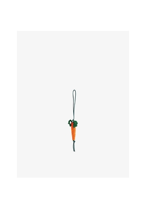 JW Anderson Hand-Crocheted Carrot Cotton Bag Charm