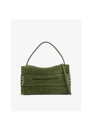 Womens JW Anderson Loafer Suede Shoulder Bag