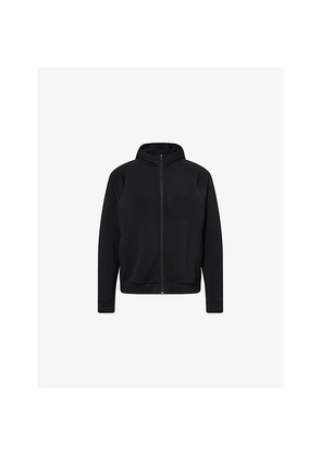 Mens Calvin Klein Travel High-Neck Stretch-Woven Hoodie
