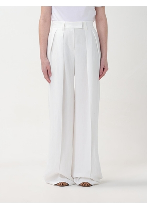 Pants BRUNELLO CUCINELLI Woman color White