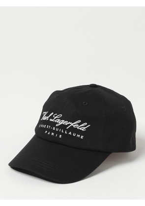 Hat KARL LAGERFELD Men color Black