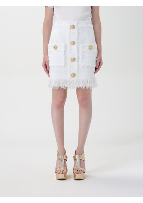 Skirt BALMAIN Woman color White