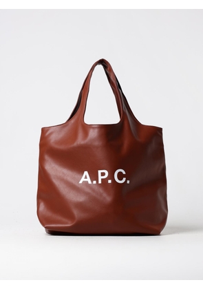 Tote Bag A. P.C. Woman color Brown