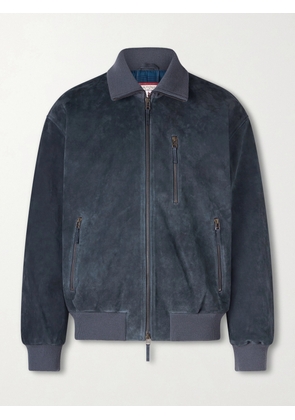 A Kind Of Guise - Nanamica Suede Bomber Jacket - Men - Gray - S