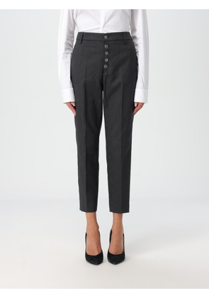 Pants DONDUP Woman color Grey