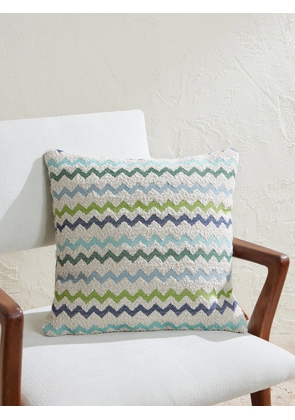 Missoni Home - Capri Striped Bouclé Pillow - Men - Green