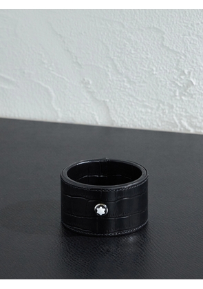 Montblanc - Small Croc-Effect Leather Desk Tray - Men - Black