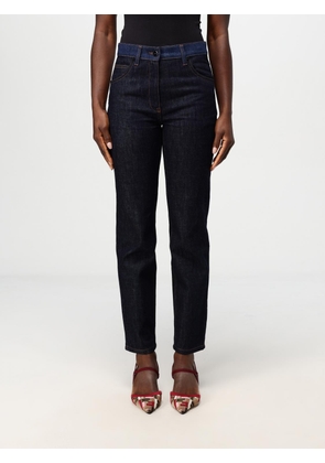 Jeans FENDI Woman color Denim
