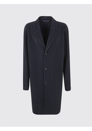 Coat HOMME PLISSE' ISSEY MIYAKE Men color Navy