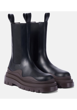 Bottega Veneta Tire leather ankle boots