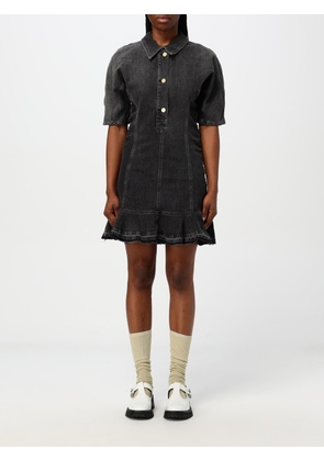 Dress GANNI Woman color Black