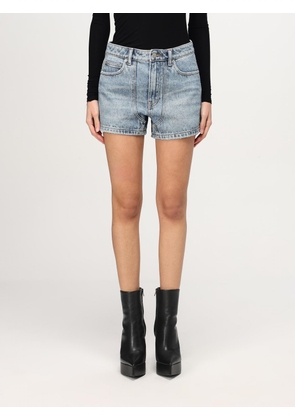 Shorts ALEXANDER WANG Woman color Denim