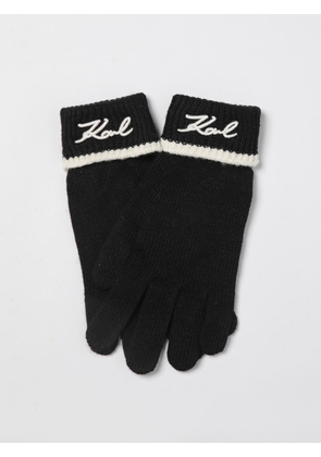 Gloves KARL LAGERFELD Woman color Black
