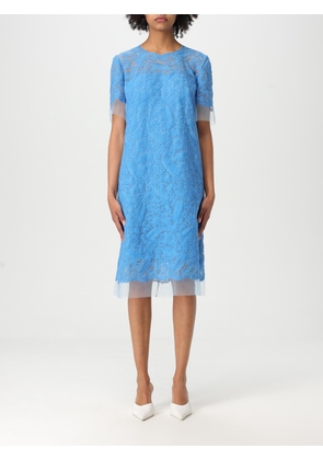 Dress ERMANNO SCERVINO Woman color Gnawed Blue