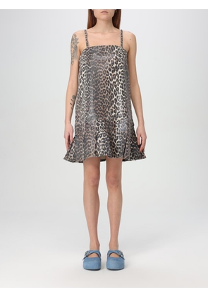 Dress GANNI Woman color Multicolor