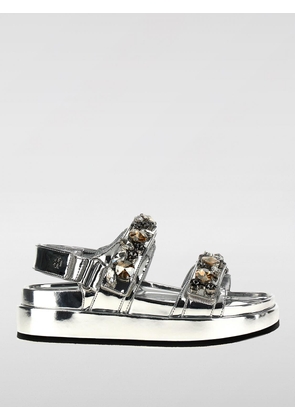 Heeled Sandal TORY BURCH Woman color Silver