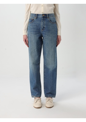 Jeans TORY BURCH Woman color Blue