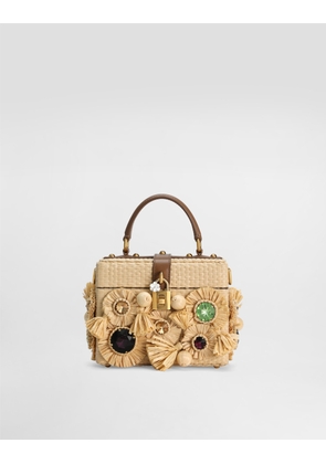 Dolce & Gabbana Dolce Box Crochet Handbag With Embroidery - Woman Handbags Multicolor Onesize