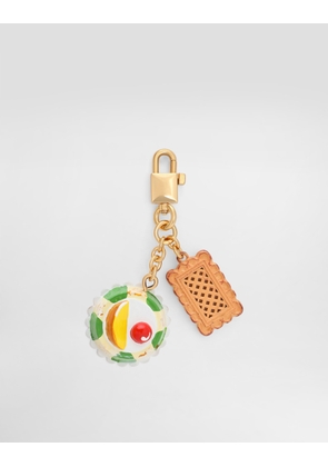 Dolce & Gabbana Cassatina Keychain Charm - Woman Multi-colored Onesize