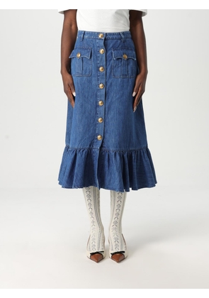 Skirt VALENTINO Woman color Blue