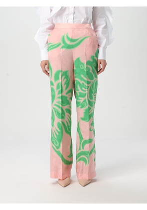 Pants ETRO Woman color Pink