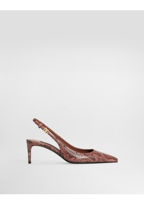 Dolce & Gabbana Slingback - Woman Pumps And Slingback Pink 38