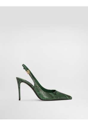 Dolce & Gabbana Slingback - Woman Pumps And Slingback Green 36