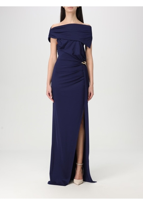 Dress ELISABETTA FRANCHI Woman color Blue