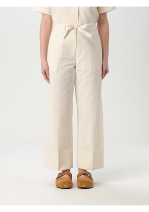 Pants A. P.C. Woman color Ecru