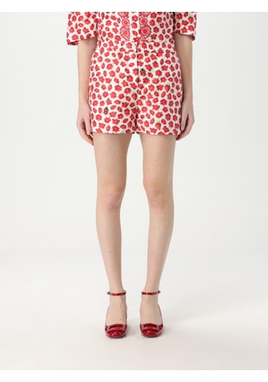 Shorts VERSACE Woman color Red