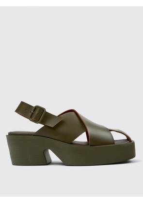 Heeled Sandal CAMPER Woman color Green