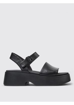 Flat Sandal CAMPER Woman color Black