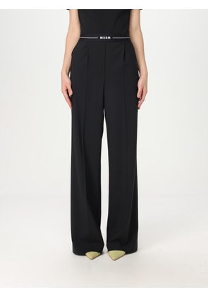 Pants MSGM Woman color Black