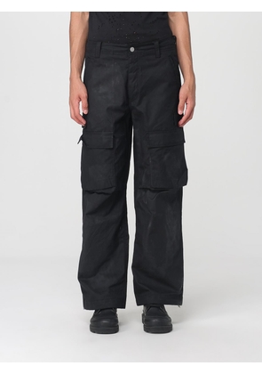 Pants PURPLE Men color Black