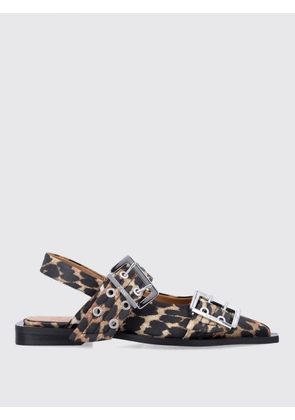 Ballet Flat GANNI Woman color Brown