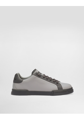 Dolce & Gabbana Portofino Light Sneakers - Man Sneakers Grey Leather 39