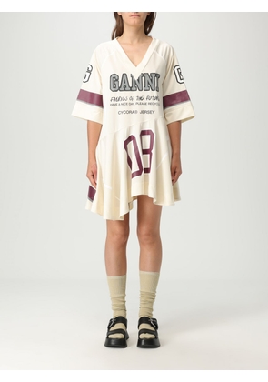 Skirt GANNI Woman color Milk