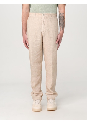 Pants 120% LINO Men color Beige