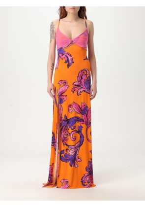 Dress VERSACE JEANS COUTURE Woman color Orange