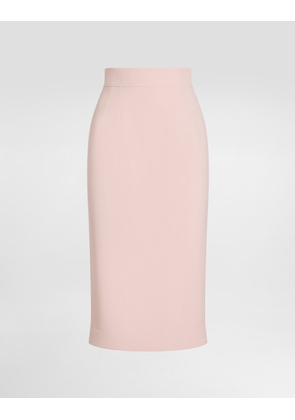 Dolce & Gabbana Stretch Cady Skirt - Woman Skirts Pink 40