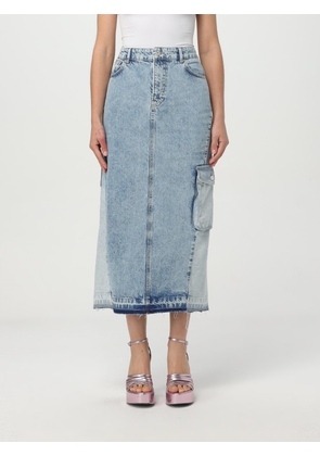 Skirt MOSCHINO JEANS Woman color Denim