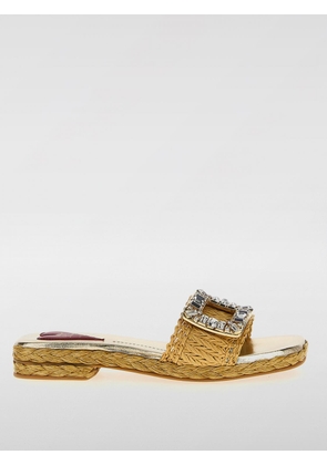 Flat Sandal ROGER VIVIER Woman color Brown