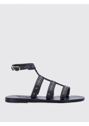 Flat Sandal ANCIENT GREEK Woman color Black